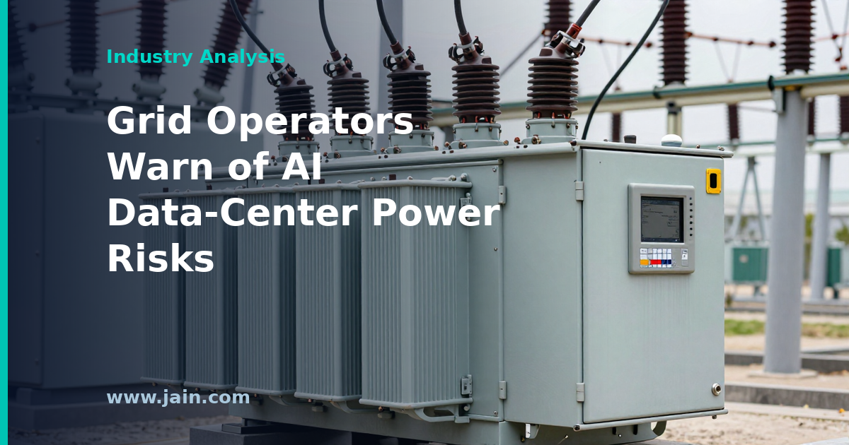 Grid Operators Issue Rare Warning on AI Data-Center Load Risks