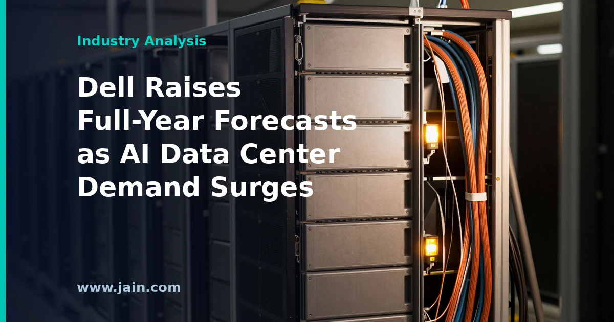Dell Raises Full-Year Forecasts as AI Data Center Demand Surges