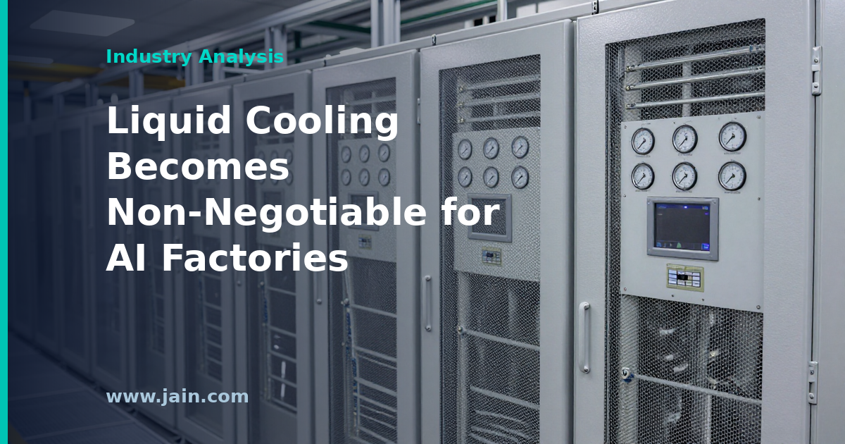Why Liquid Cooling Is Non-Negotiable for High-Density AI Factories