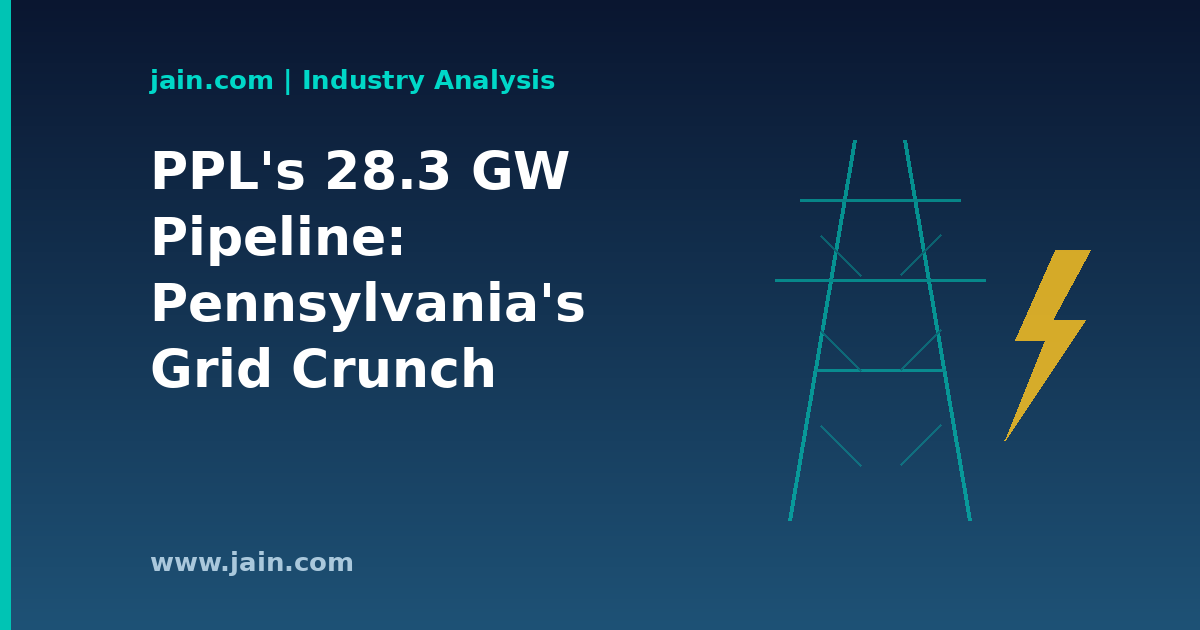 PPL&rsquo;s 28.3 GW Data Center Pipeline Shows the Scale of Pennsylvania&rsquo;s Grid Crunch