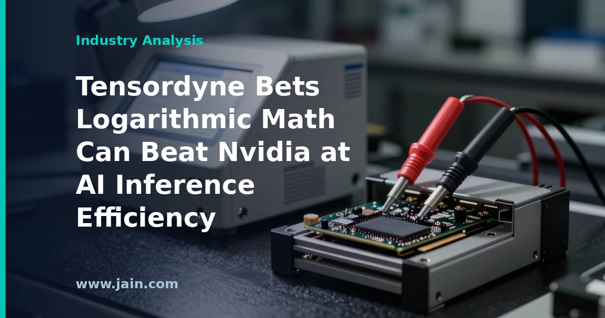 Tensordyne Bets Logarithmic Math Can Beat Nvidia at AI Inference Efficiency