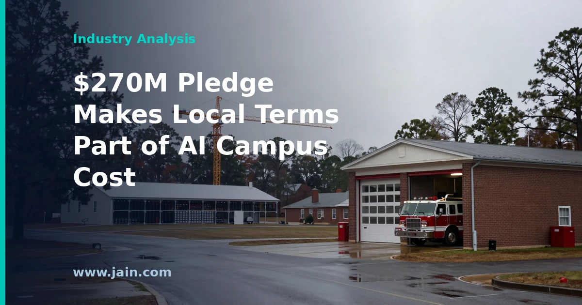 Rendering of Applied Digital's $3.2 billion Delta Forge 2 AI data center campus near Brookwood, Alabama