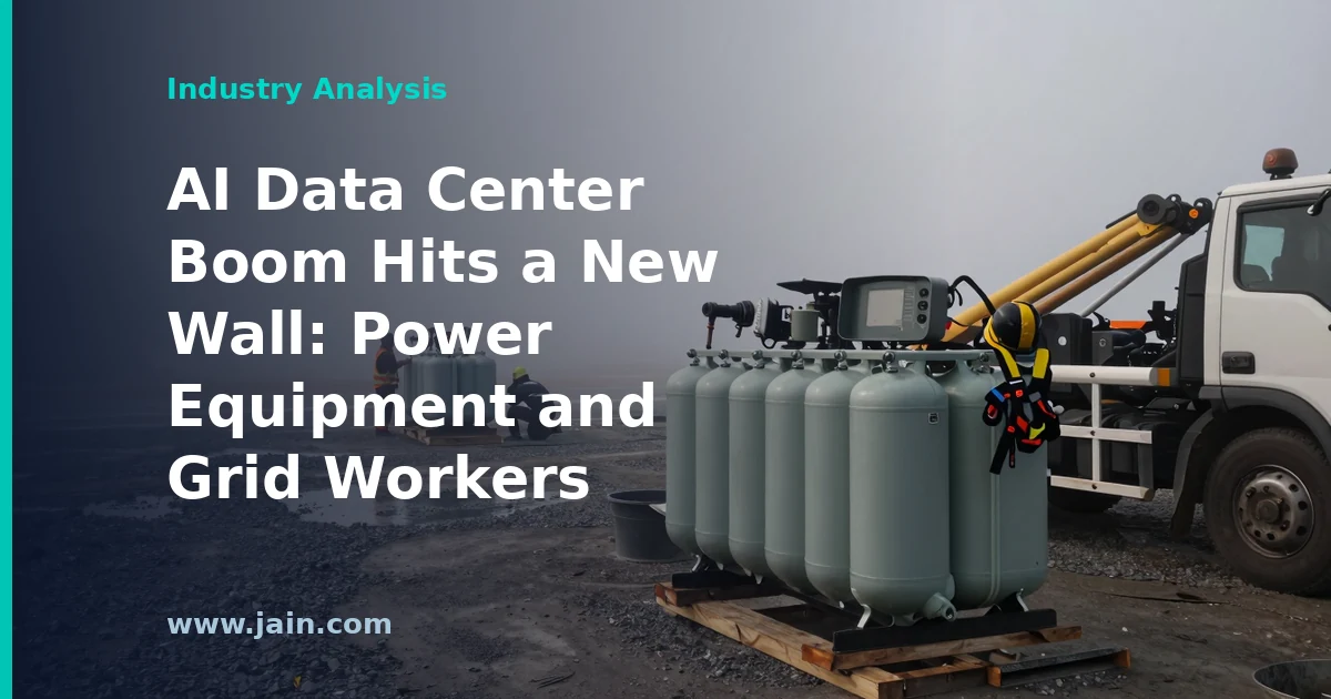 AI Data Center Boom Hits a New Wall: Power Equipment and Grid Workers