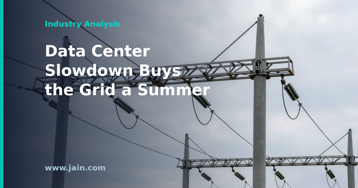 Data Center Slowdown Eases Summer Grid Risk &mdash; But the Reprieve Looks Temporary