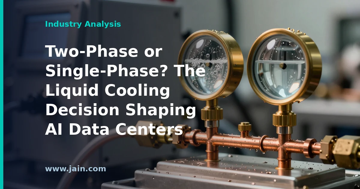 Two-Phase or Single-Phase? The Liquid Cooling Decision Shaping AI Data Centers