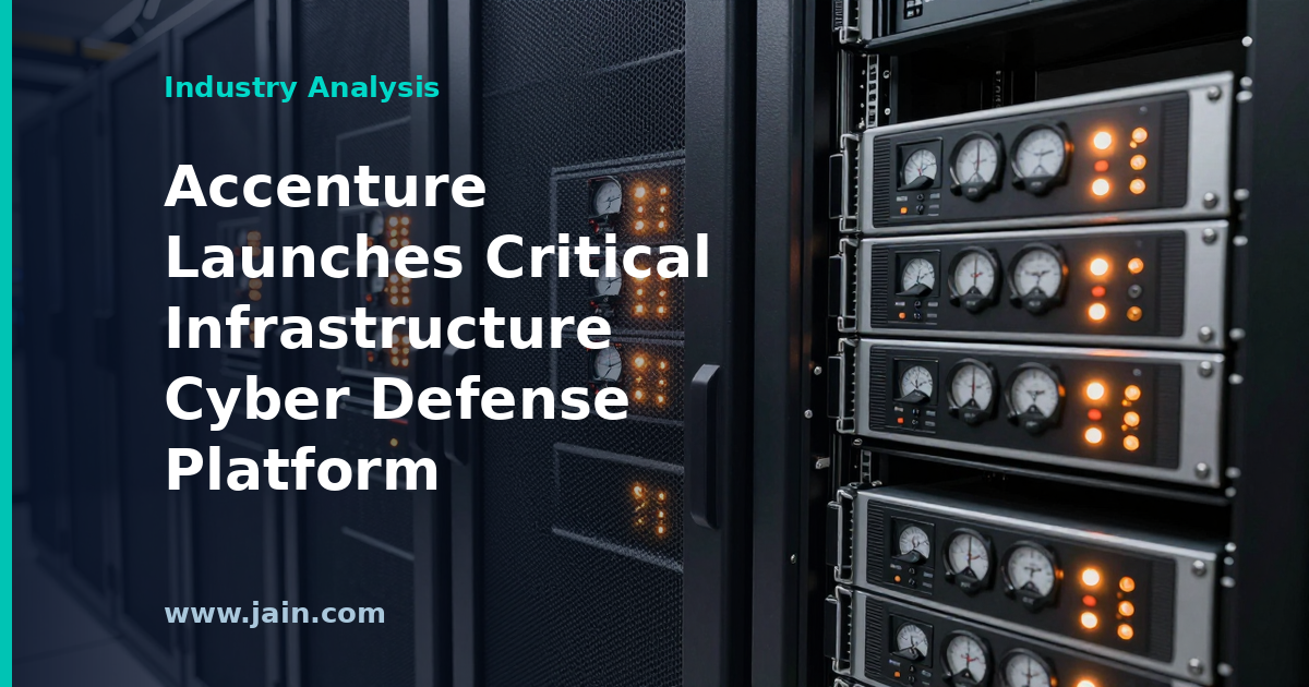 Accenture Unveils End-to-End Cybersecurity Platform for Critical Infrastructure