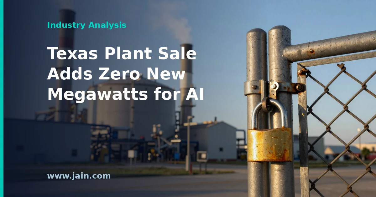 Gas-fired power plant on the Texas grid, illustrating Constellation's 606 MW Brazos Valley Energy Center sale to LS Power