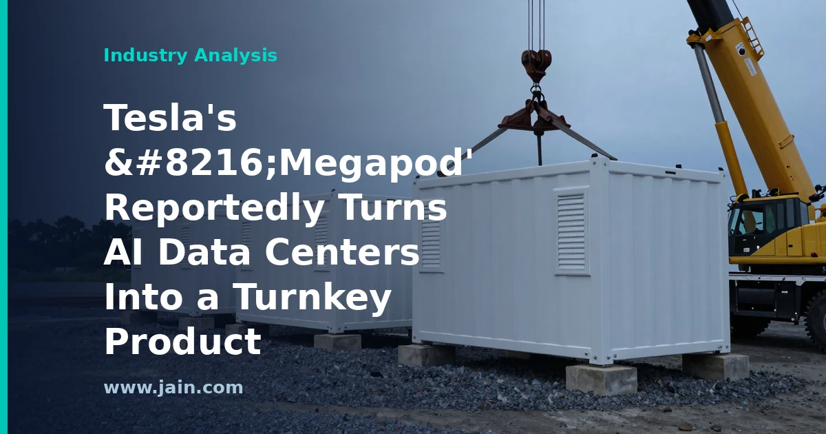 Tesla’s ‘Megapod’ Reportedly Turns AI Data Centers Into a Turnkey Product