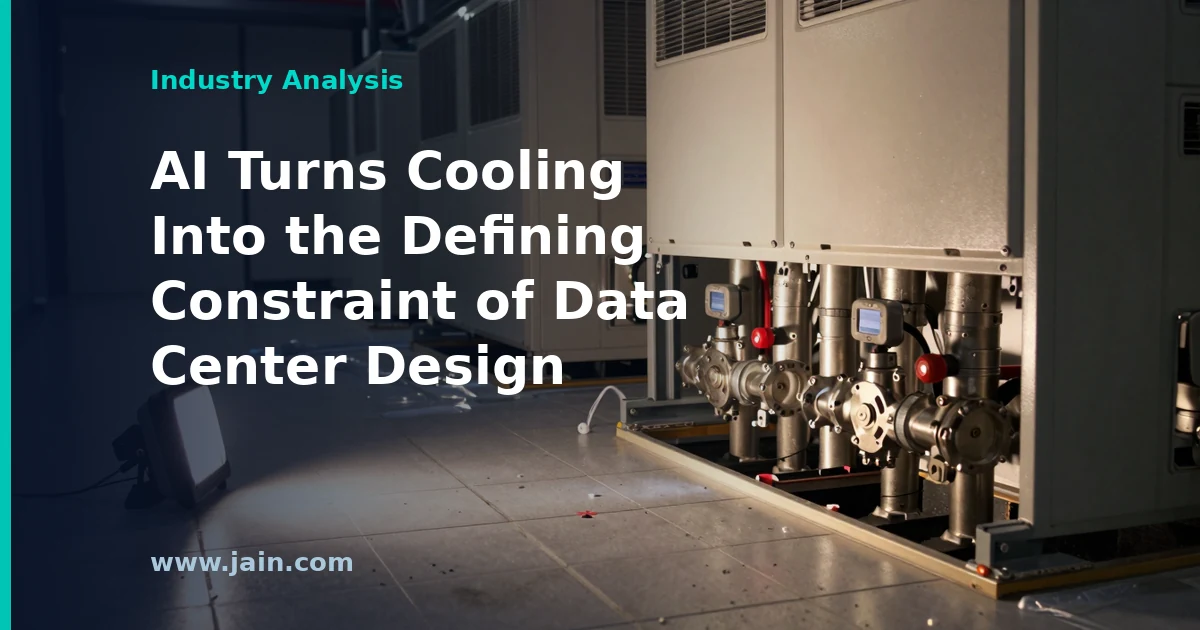 AI Turns Cooling Into the Defining Constraint of Data Center Design