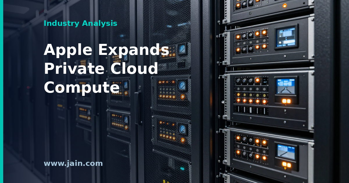 Apple Expands Private Cloud Compute: Securing AI Inference at Scale