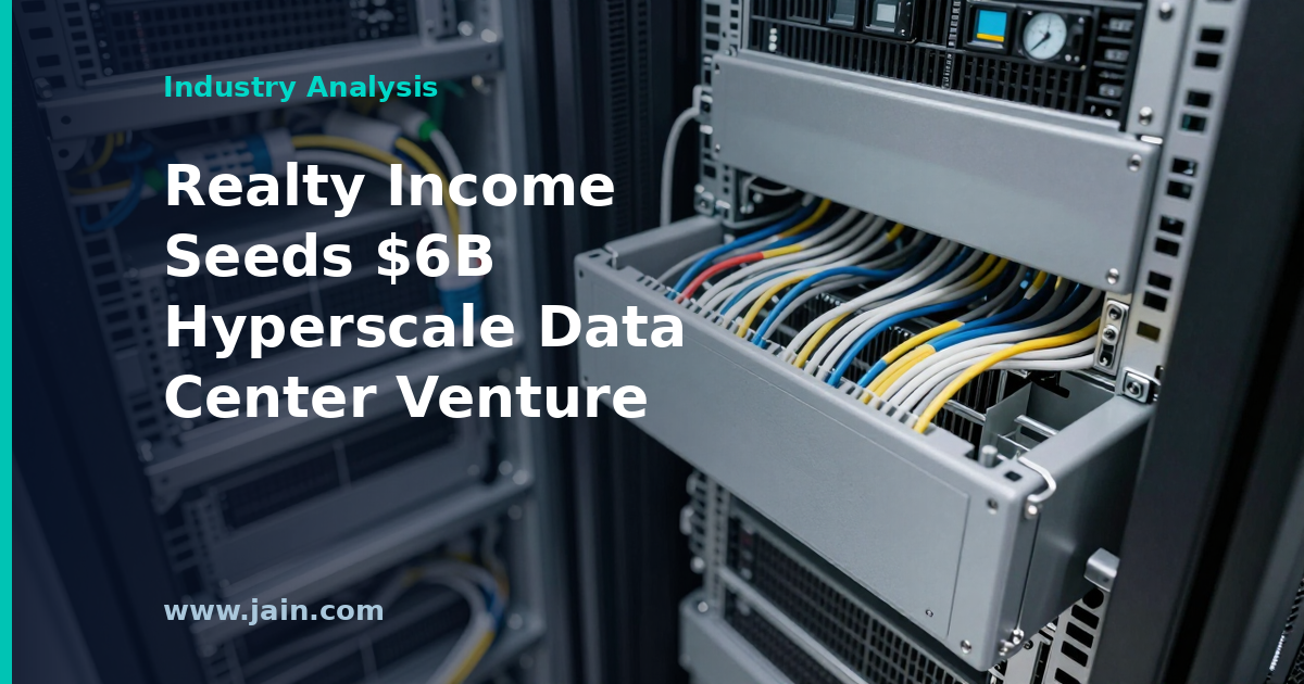 Realty Income&rsquo;s $6B Hyperscale JV Puts Net-Lease Capital Behind the AI Buildout