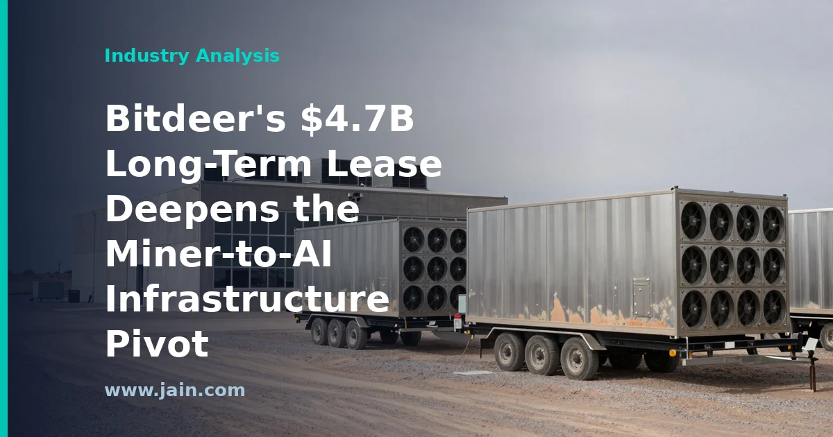Bitdeer&rsquo;s $4.7B Long-Term Lease Deepens the Miner-to-AI Infrastructure Pivot