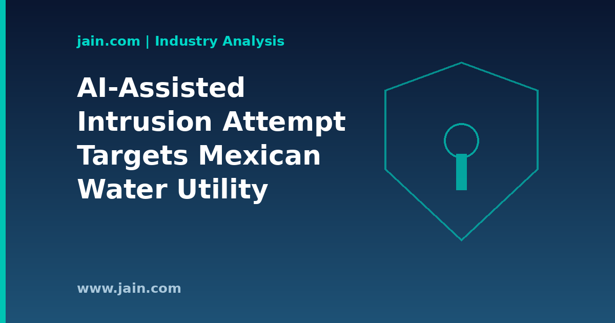 AI-Assisted Intrusion Attempt on a Mexican Water Utility Marks a New Escalation