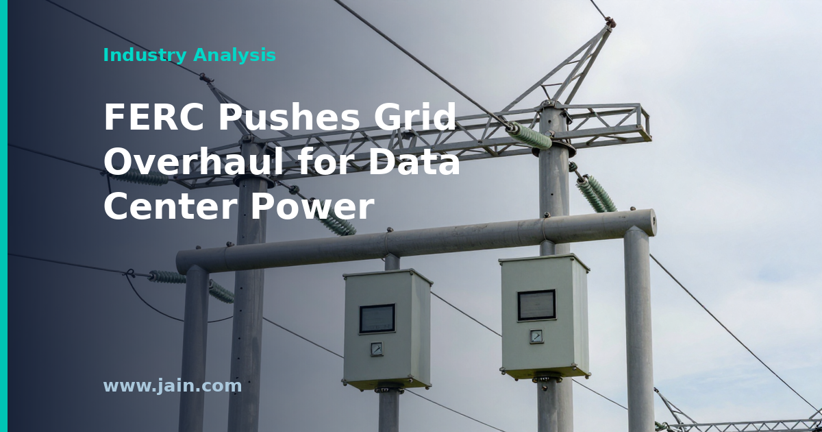 FERC Pushes Grid Operators to Overhaul Data Center Interconnection Rules