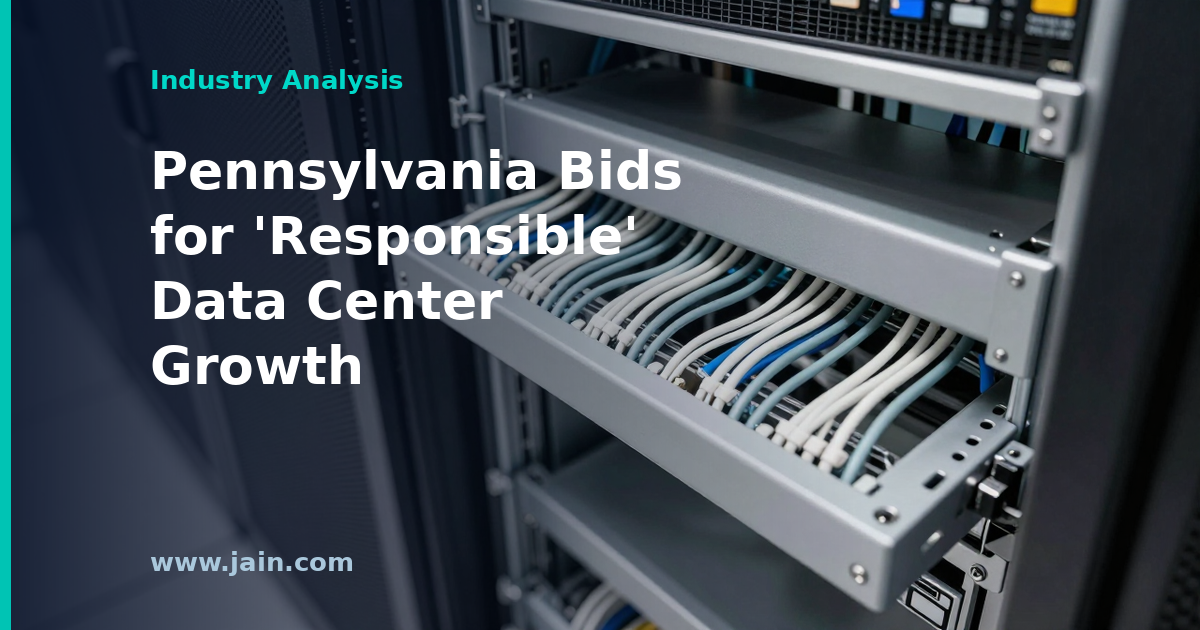 Pennsylvania Courts &lsquo;Responsible&rsquo; Data Center Growth Under New Shapiro Plan