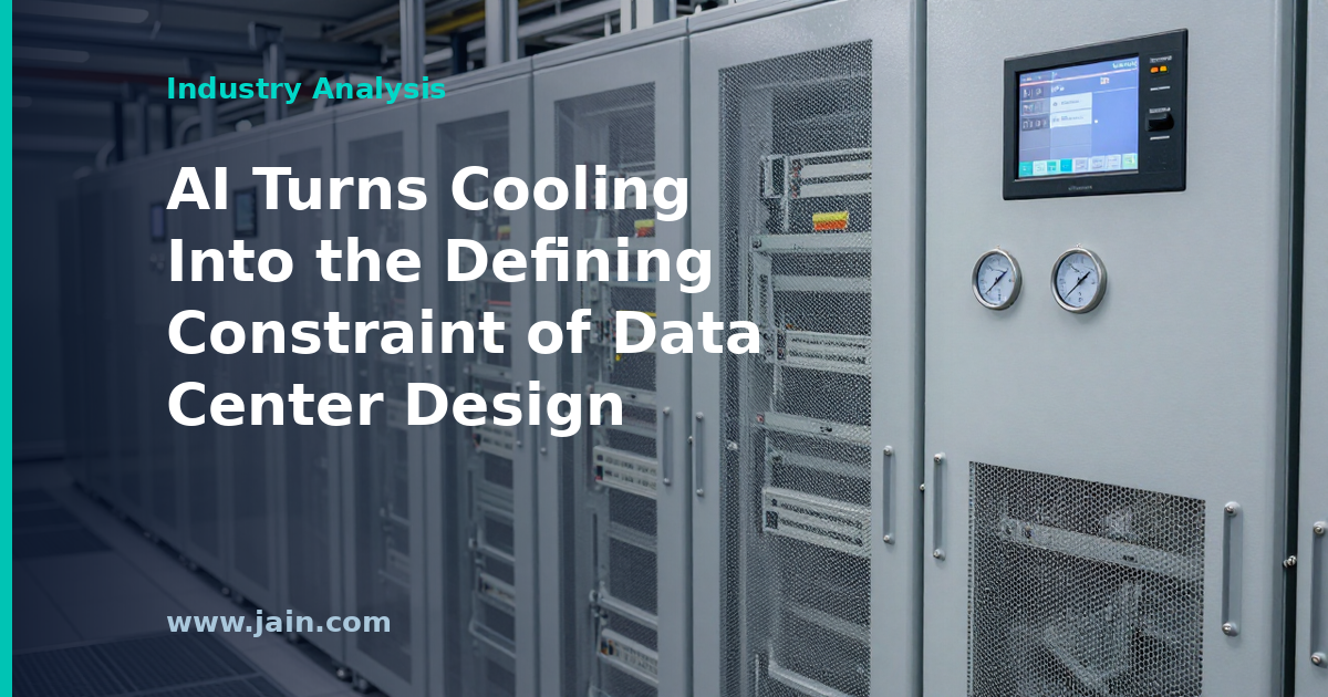 AI Turns Cooling Into the Defining Constraint of Data Center Design