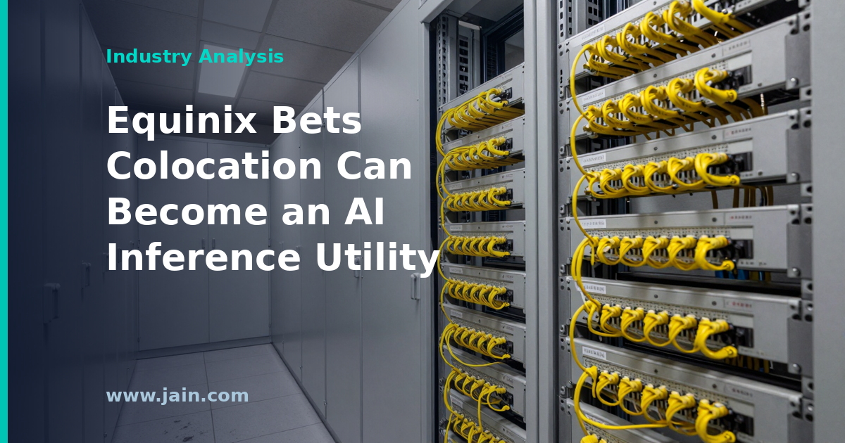 Equinix Bets Colocation Can Become an AI Inference Utility