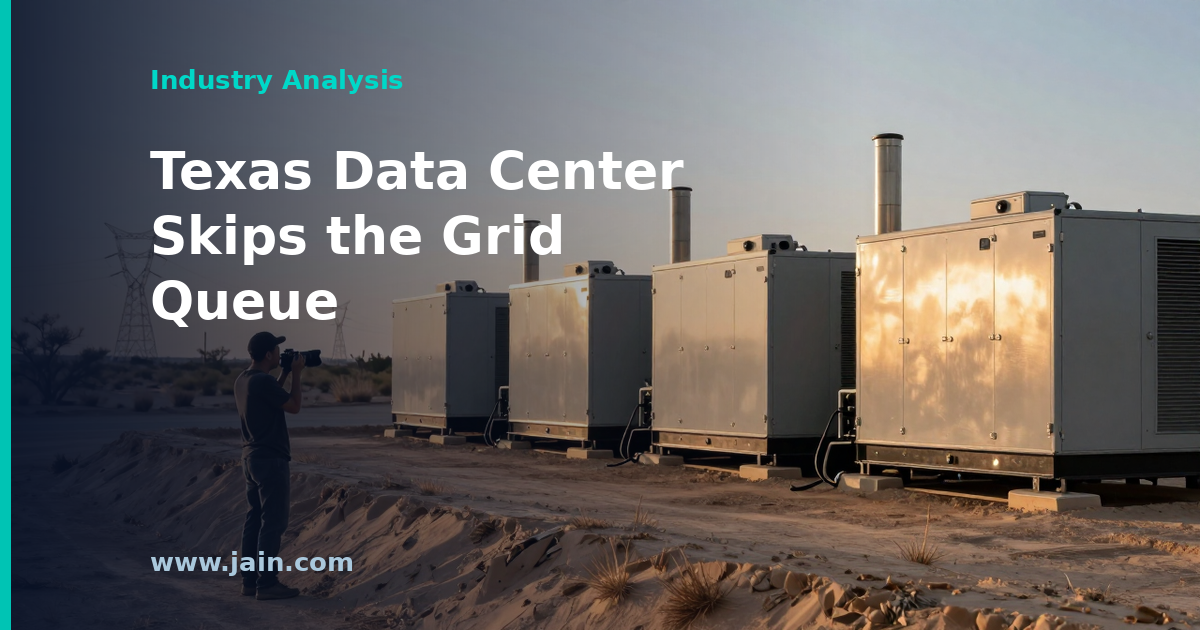 Texas Data Center Goes Behind the Meter Amid Grid Delays