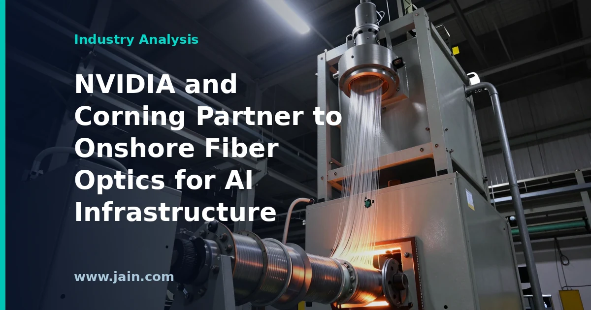 NVIDIA and Corning Partner to Onshore Fiber Optics for AI Infrastructure