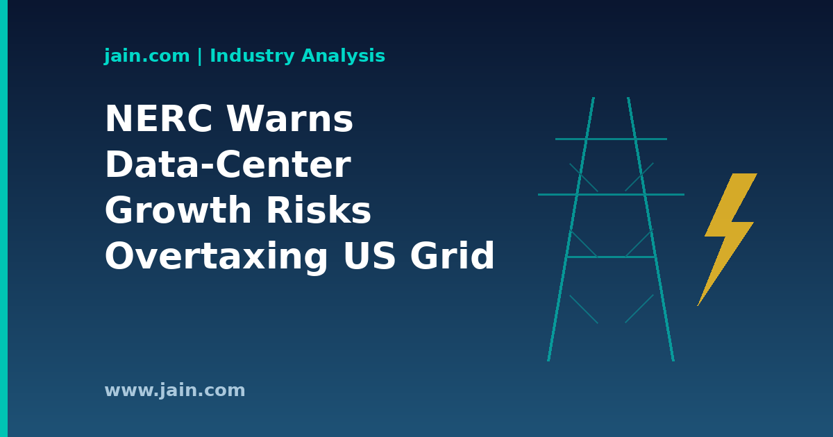 NERC Warns Data-Center Load Growth Poses Rising Risks to US Grid Reliability
