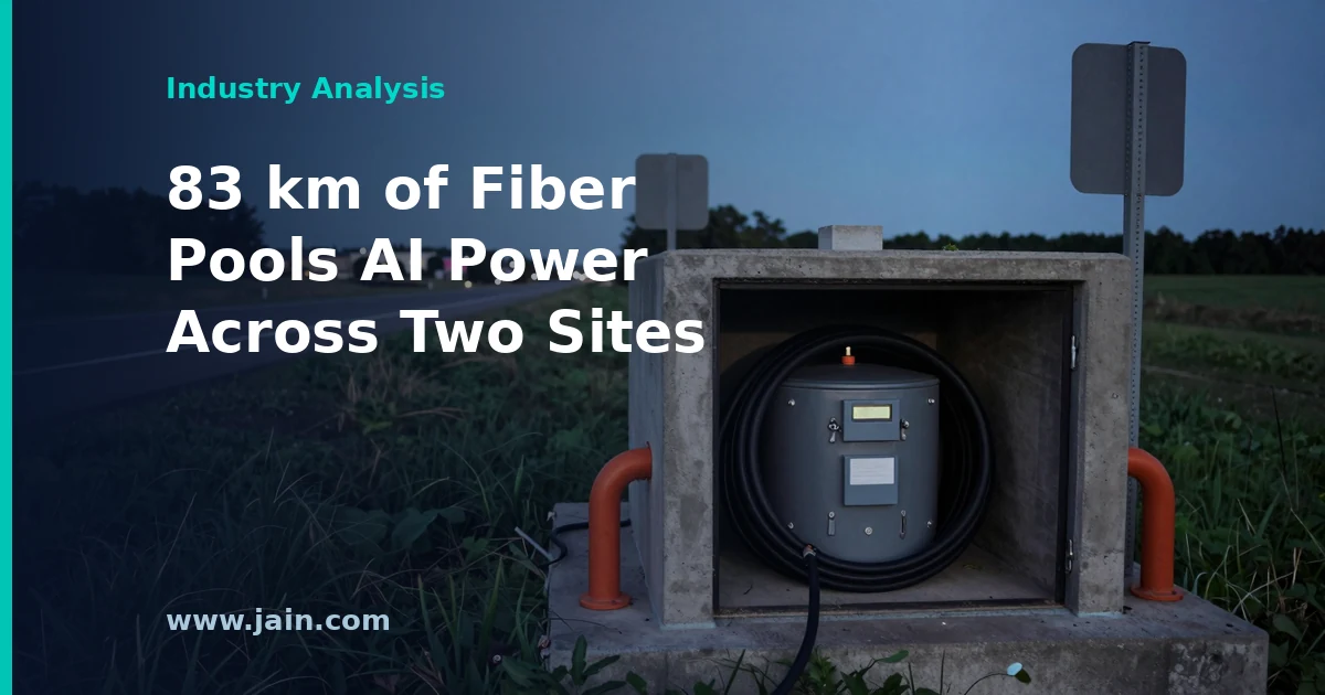 WhiteFiber’s 83 km, 136 Tbps Link Bets Fiber Can Pool AI Power Across Sites