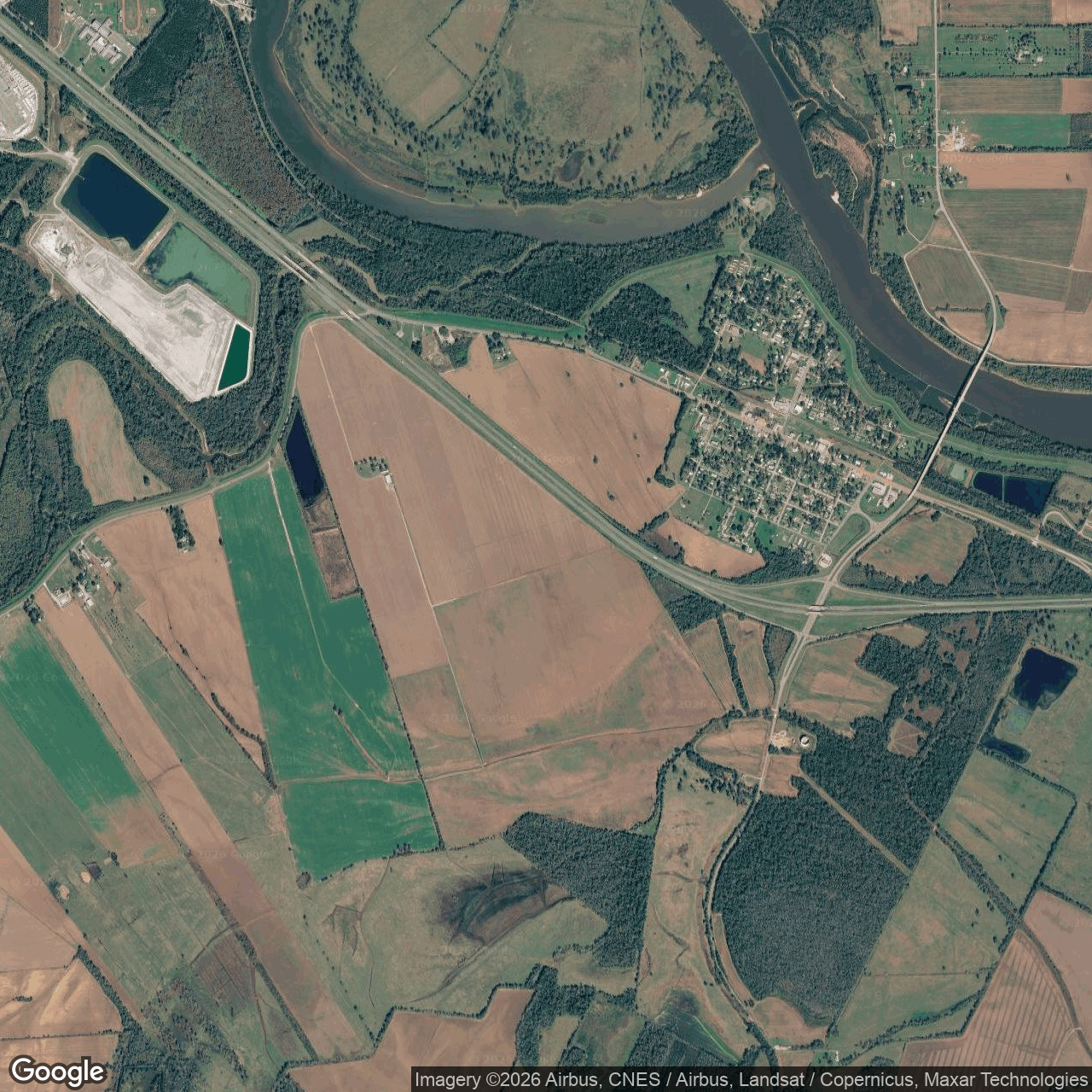 Visual view of applied-digital-delta-forge-1, 2026-10-18 (Google Earth (wide view))