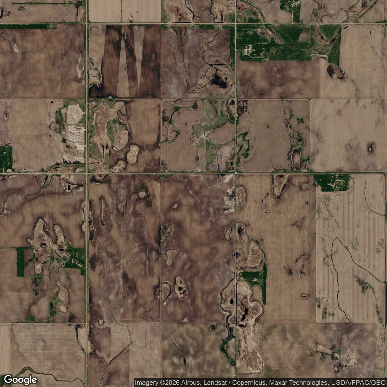 Visual view of applied-digital-jamestown, 2026-10-18 (Google Earth (wide view))