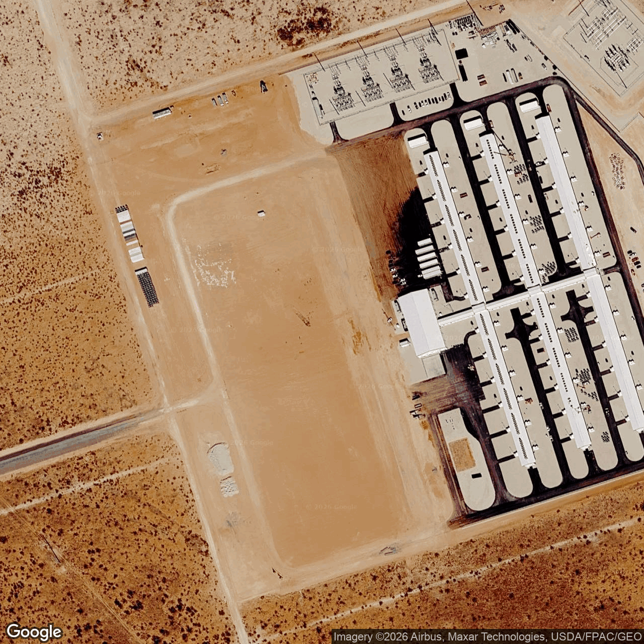 Visual view of cipher-mining-black-pearl-facility, 2026-10-18 (Google Earth (close view))