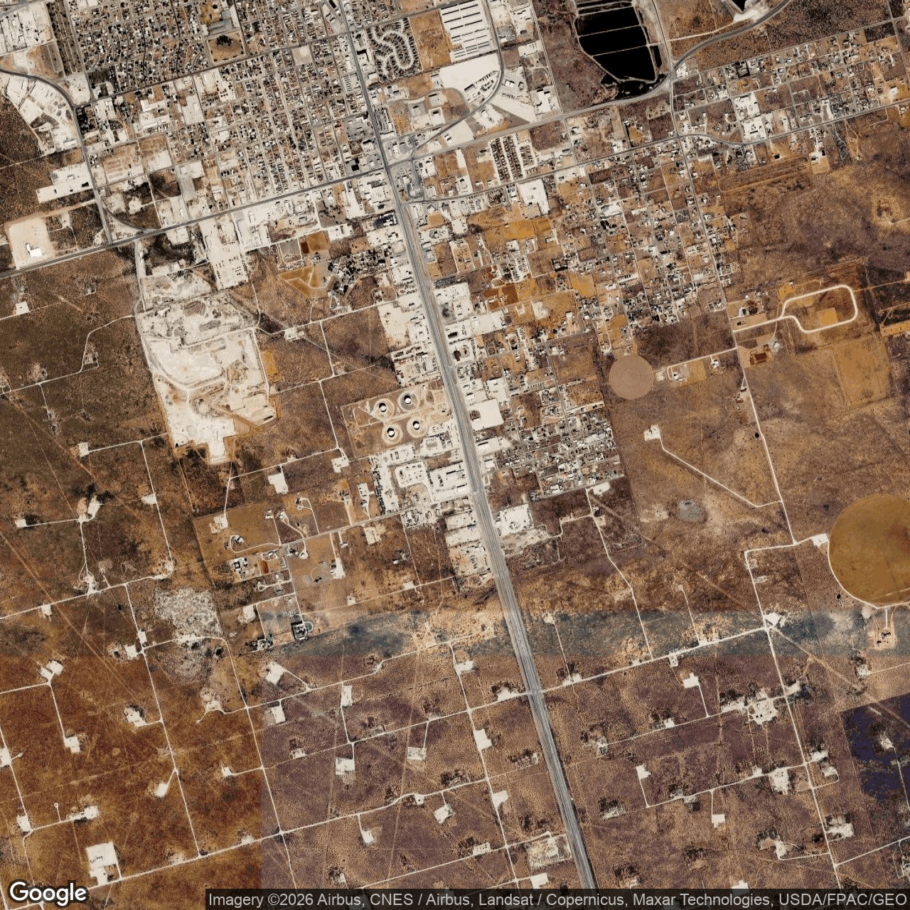 Visual view of cipher-mining-chief-facility, 2026-09-29 (Google Earth (wide view))