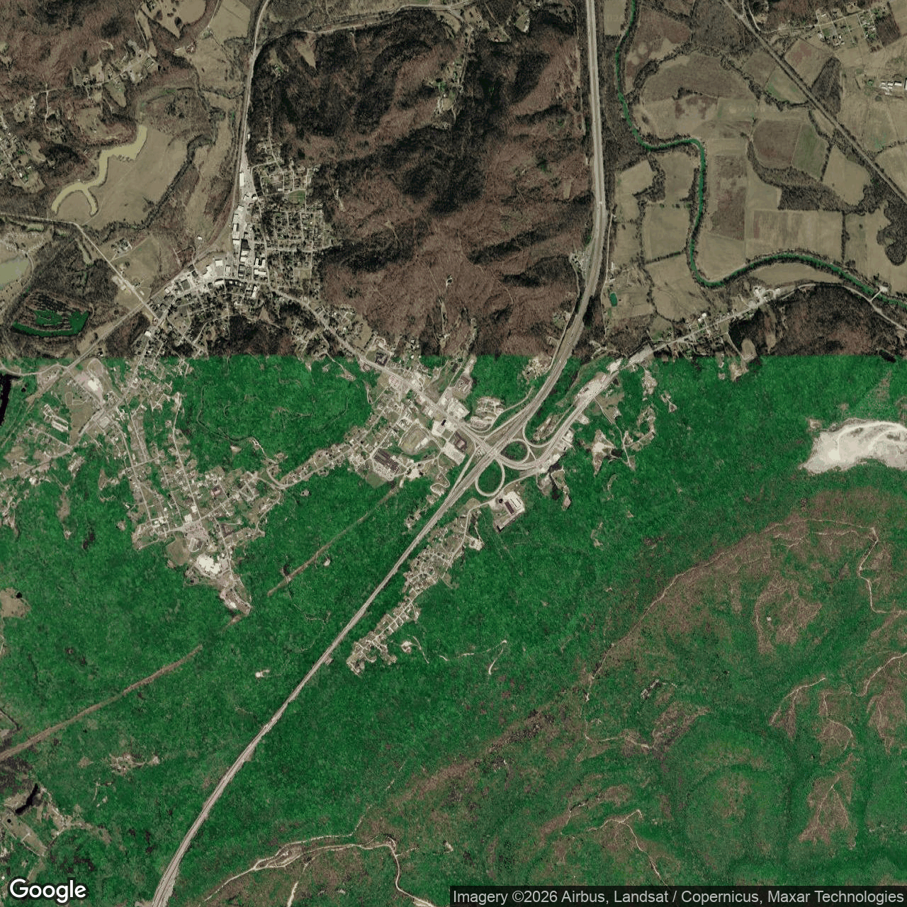 Visual view of cleanspark-jellico, 2026-09-06 (Google Earth (wide view))