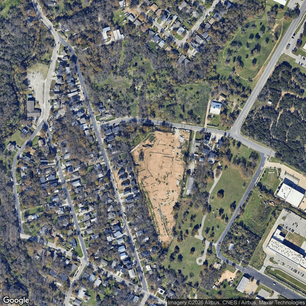 Visual view of core-scientific-austin-data-center-asdc, 2026-10-18 (Google Earth (close view))
