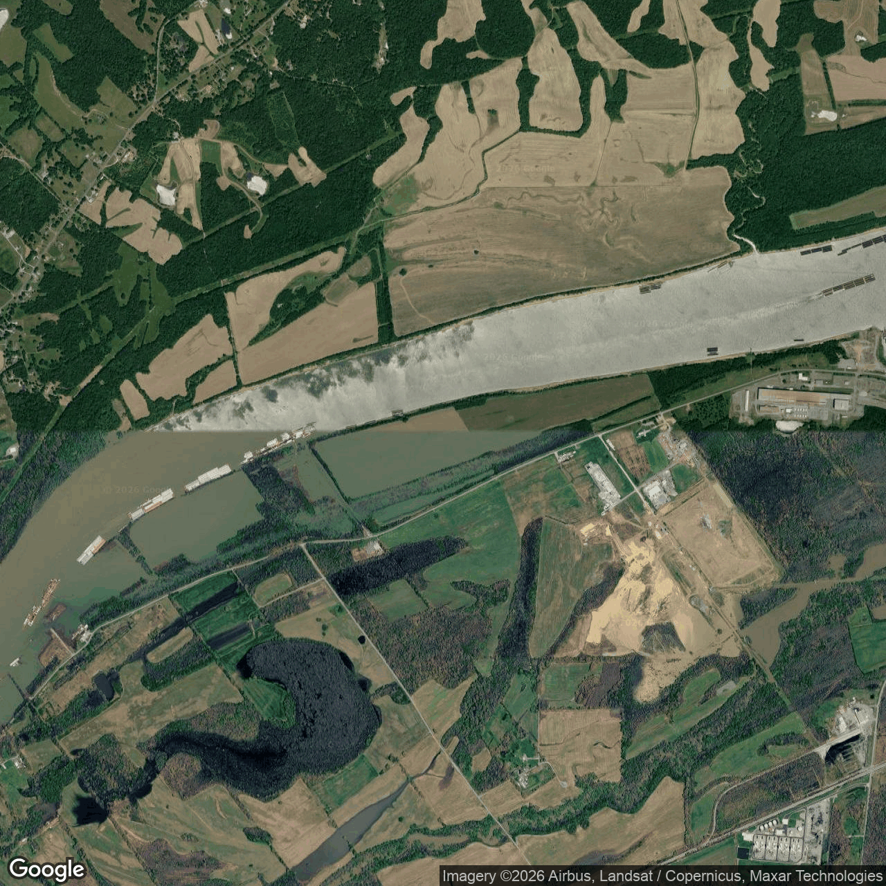 Visual view of core-scientific-calvert-city, 2026-10-11 (Google Earth (wide view))