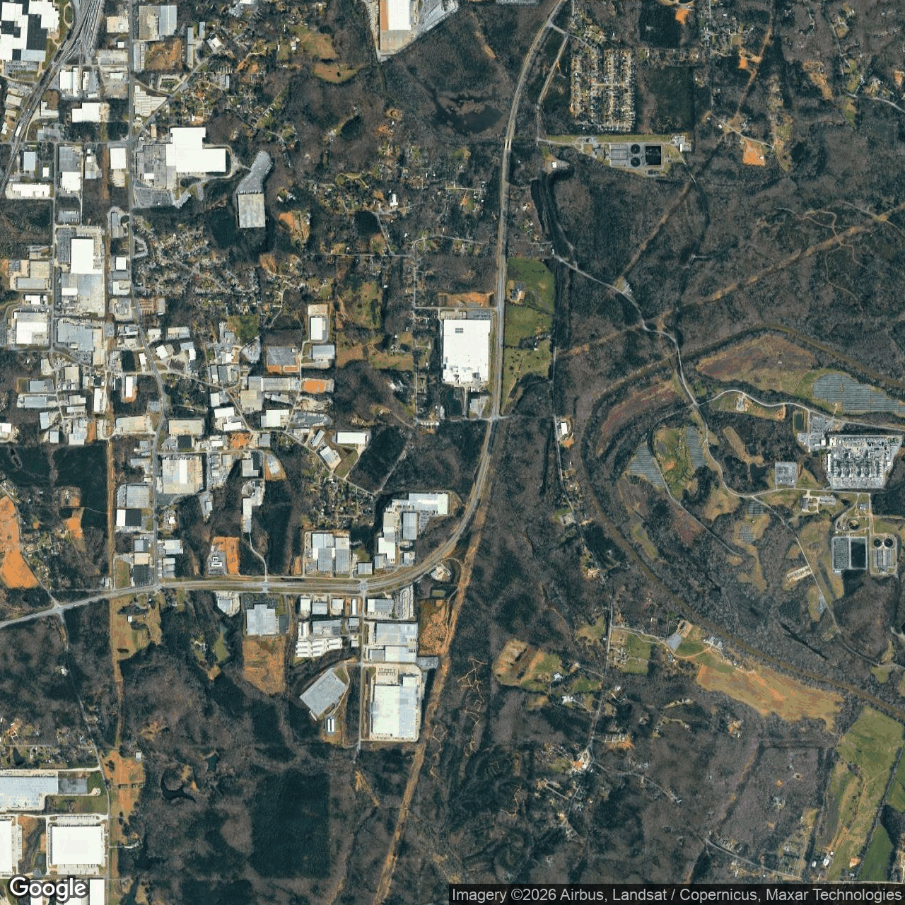 Visual view of core-scientific-dalton-1, 2026-10-18 (Google Earth (wide view))