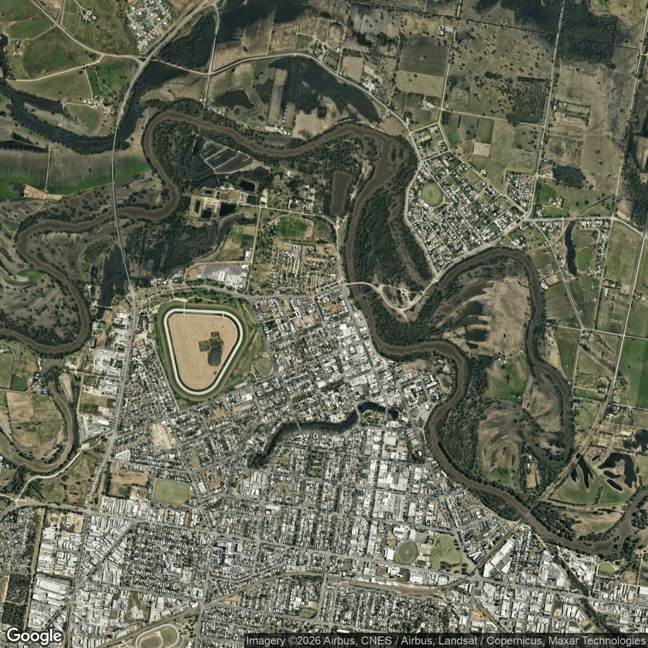Visual view of iren-redbank, 2026-10-16 (Google Earth (wide view))