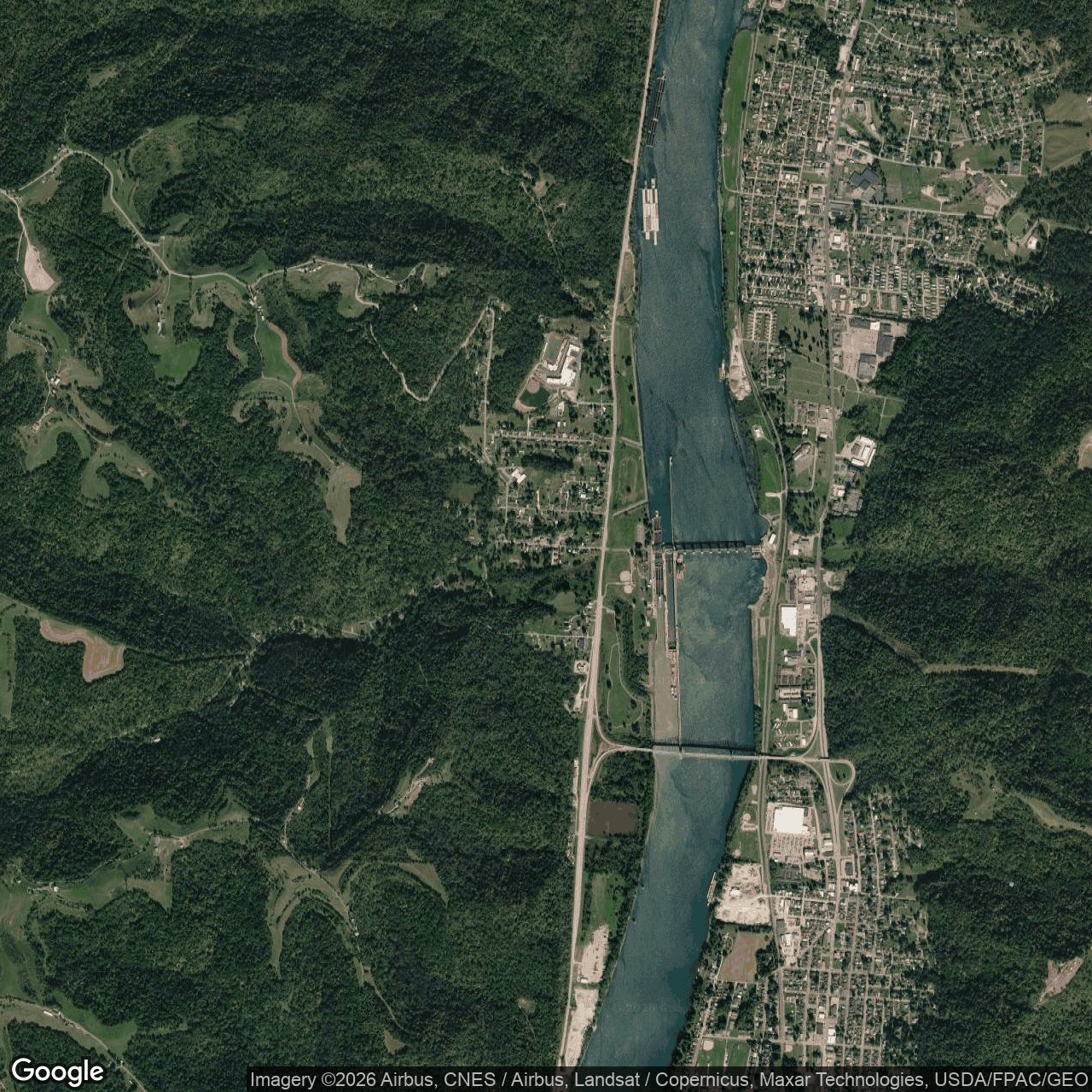 Visual view of marathon-digital-long-ridge, 2026-09-29 (Google Earth (wide view))