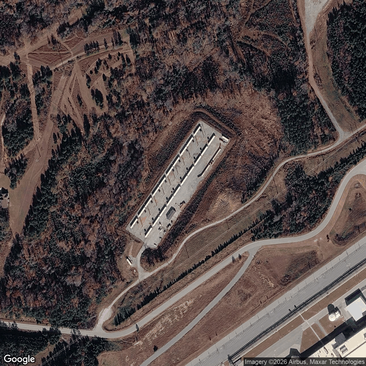 Visual view of nebius-clt1-aib-data-centers, 2026-10-30 (Google Earth (close view))